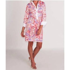 CK Bradley spades coral ivy dress size small